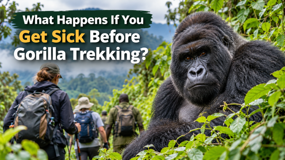 Sick before gorilla trekking in Uganda – mountain gorilla sick before gorilla trekking